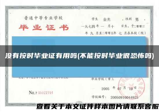 没有按时毕业证有用吗(不能按时毕业很恐怖吗)缩略图