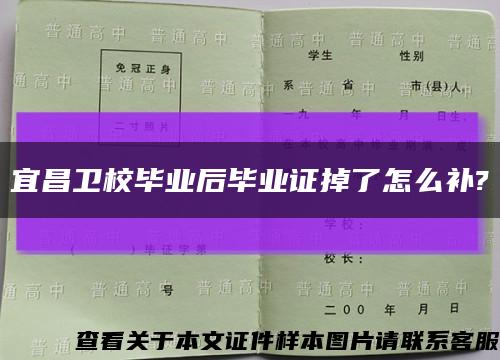 宜昌卫校毕业后毕业证掉了怎么补?缩略图