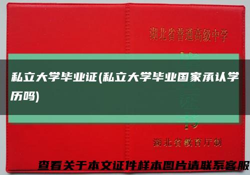 私立大学毕业证(私立大学毕业国家承认学历吗)缩略图