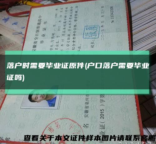 落户时需要毕业证原件(户口落户需要毕业证吗)缩略图
