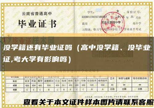 没学籍还有毕业证吗（高中没学籍、没毕业证,考大学有影响吗）缩略图
