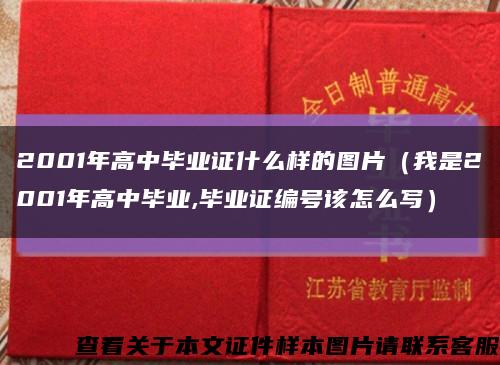 2001年高中毕业证什么样的图片（我是2001年高中毕业,毕业证编号该怎么写）缩略图