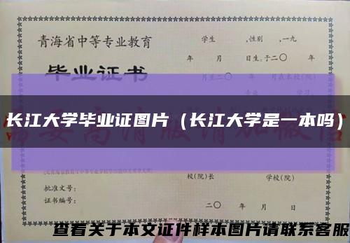 长江大学毕业证图片（长江大学是一本吗）缩略图