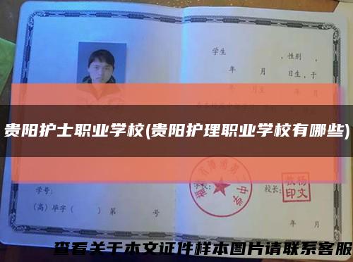 贵阳护士职业学校(贵阳护理职业学校有哪些)缩略图