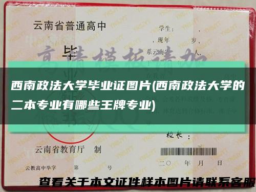 西南政法大学毕业证图片(西南政法大学的二本专业有哪些王牌专业)缩略图