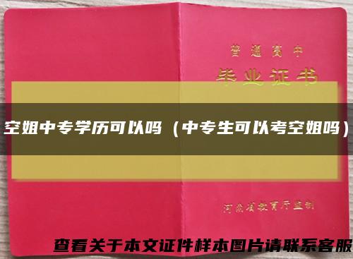 空姐中专学历可以吗（中专生可以考空姐吗）缩略图