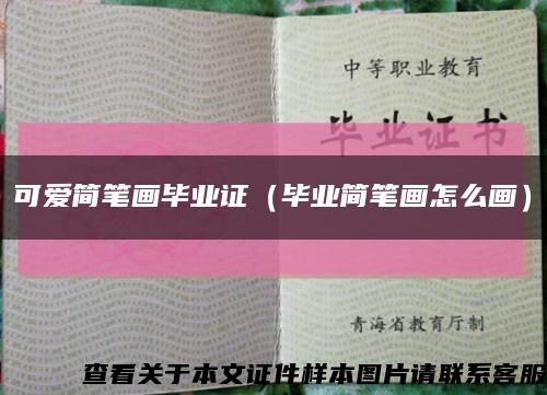 可爱简笔画毕业证（毕业简笔画怎么画）缩略图