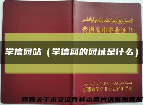 学信网站（学信网的网址是什么）缩略图