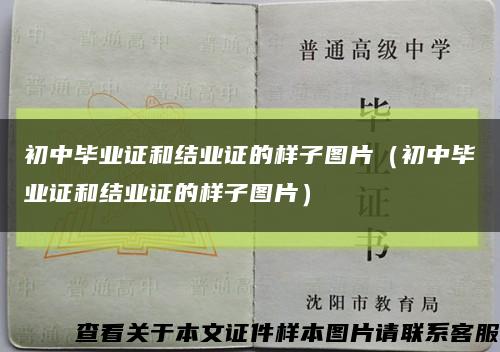 初中毕业证和结业证的样子图片（初中毕业证和结业证的样子图片）缩略图