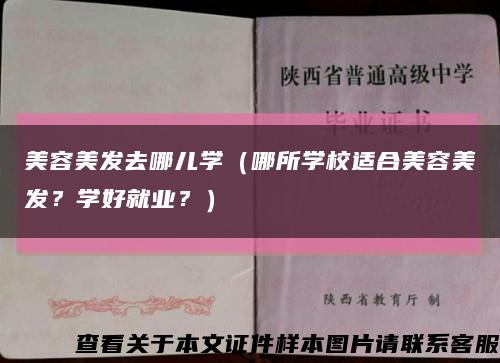 美容美发去哪儿学（哪所学校适合美容美发？学好就业？）缩略图