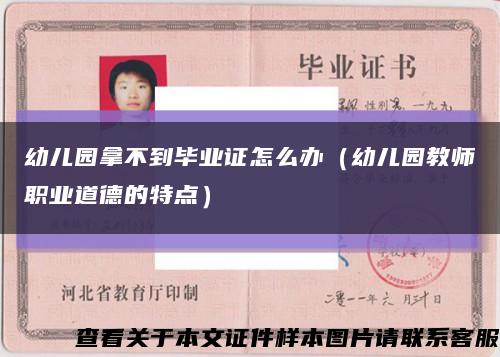 幼儿园拿不到毕业证怎么办（幼儿园教师职业道德的特点）缩略图