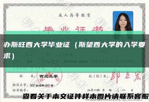 办斯旺西大学毕业证（斯望西大学的入学要求）缩略图