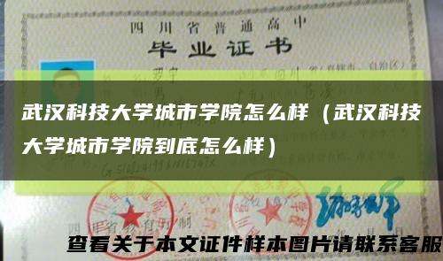 武汉科技大学城市学院怎么样（武汉科技大学城市学院到底怎么样）缩略图