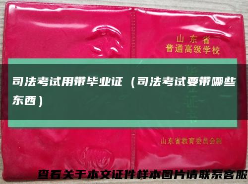 司法考试用带毕业证（司法考试要带哪些东西）缩略图