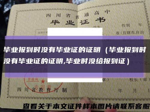 毕业报到时没有毕业证的证明（毕业报到时没有毕业证的证明,毕业时没给报到证）缩略图