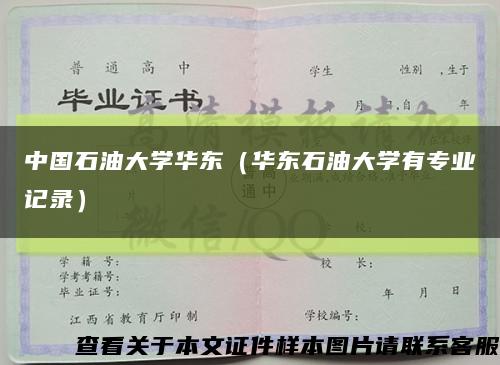 中国石油大学华东（华东石油大学有专业记录）缩略图
