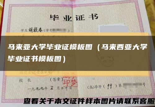 马来亚大学毕业证模板图（马来西亚大学毕业证书模板图）缩略图