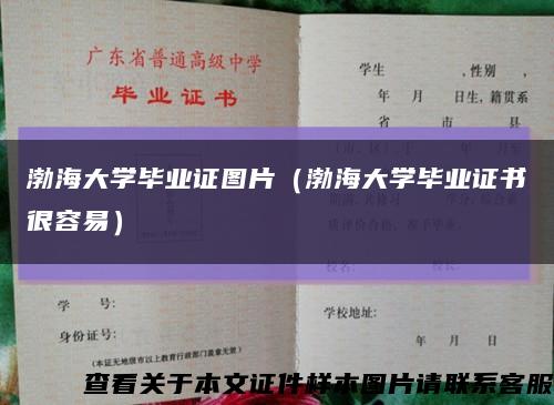渤海大学毕业证图片（渤海大学毕业证书很容易）缩略图