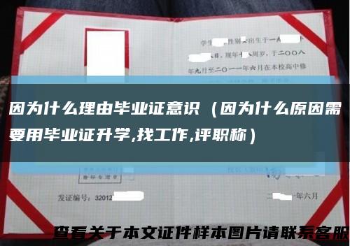 因为什么理由毕业证意识（因为什么原因需要用毕业证升学,找工作,评职称）缩略图