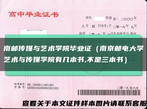 南邮传媒与艺术学院毕业证（南京邮电大学艺术与传媒学院有几本书,不是三本书）缩略图