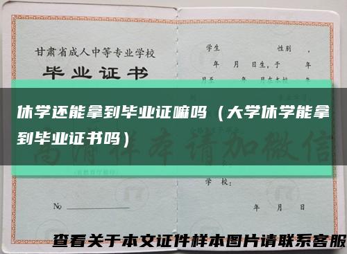 休学还能拿到毕业证嘛吗（大学休学能拿到毕业证书吗）缩略图