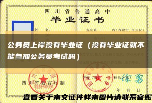 公务员上岸没有毕业证（没有毕业证就不能参加公务员考试吗）缩略图