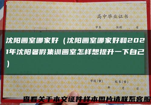 沈阳画室哪家好（沈阳画室哪家好和2021年沈阳暑假集训画室怎样想提升一下自己）缩略图