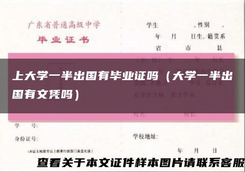 上大学一半出国有毕业证吗（大学一半出国有文凭吗）缩略图