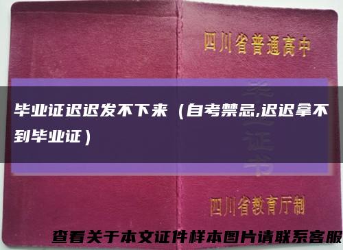 毕业证迟迟发不下来（自考禁忌,迟迟拿不到毕业证）缩略图