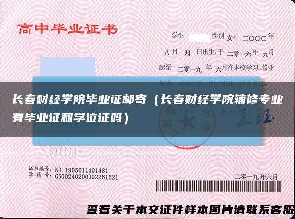 长春财经学院毕业证邮寄（长春财经学院辅修专业有毕业证和学位证吗）缩略图