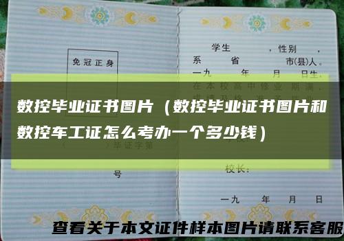 数控毕业证书图片（数控毕业证书图片和数控车工证怎么考办一个多少钱）缩略图