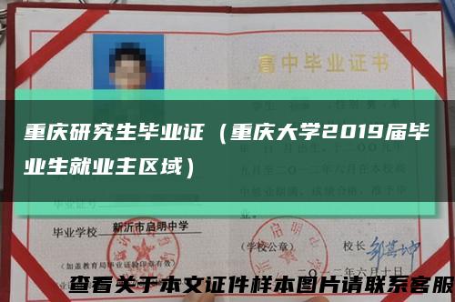 重庆研究生毕业证（重庆大学2019届毕业生就业主区域）缩略图