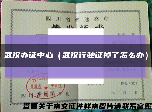 武汉办证中心（武汉行驶证掉了怎么办）缩略图