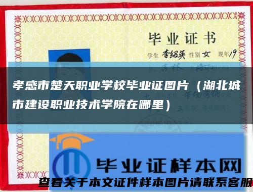 孝感市楚天职业学校毕业证图片（湖北城市建设职业技术学院在哪里）缩略图