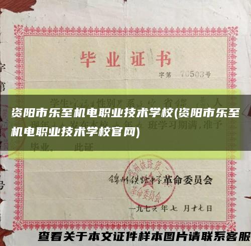 资阳市乐至机电职业技术学校(资阳市乐至机电职业技术学校官网)缩略图