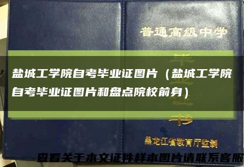 盐城工学院自考毕业证图片（盐城工学院自考毕业证图片和盘点院校前身）缩略图