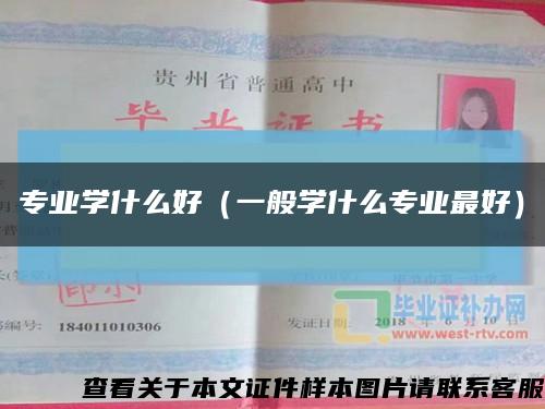 专业学什么好（一般学什么专业最好）缩略图