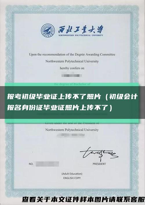 报考初级毕业证上传不了照片（初级会计报名身份证毕业证照片上传不了）缩略图