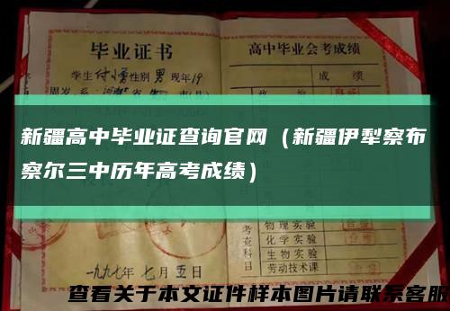 新疆高中毕业证查询官网（新疆伊犁察布察尔三中历年高考成绩）缩略图