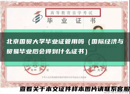 北京国贸大学毕业证管用吗（国际经济与贸易毕业后会得到什么证书）缩略图