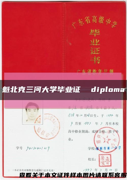 魁北克三河大学毕业证  diploma缩略图