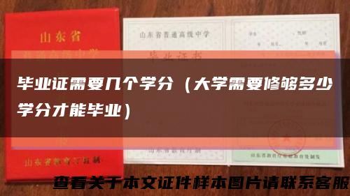 毕业证需要几个学分（大学需要修够多少学分才能毕业）缩略图
