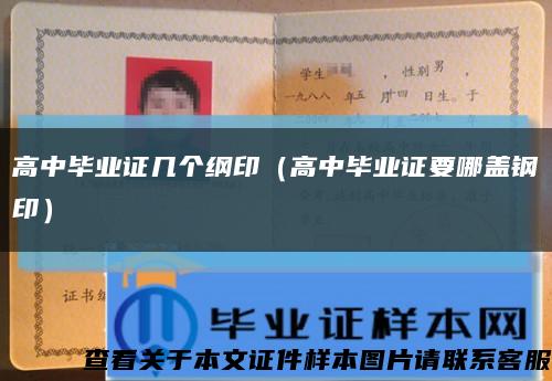 高中毕业证几个纲印（高中毕业证要哪盖钢印）缩略图