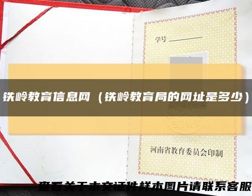 铁岭教育信息网（铁岭教育局的网址是多少）缩略图