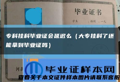 专科挂科毕业证会延迟么（大专挂科了还能拿到毕业证吗）缩略图