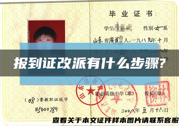 报到证改派有什么步骤?缩略图
