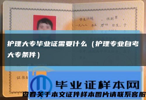 护理大专毕业证需要什么（护理专业自考大专条件）缩略图