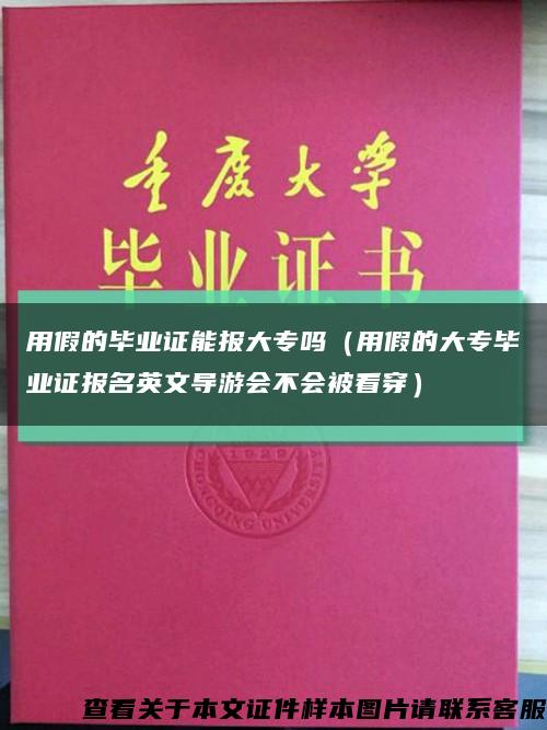 用假的毕业证能报大专吗（用假的大专毕业证报名英文导游会不会被看穿）缩略图