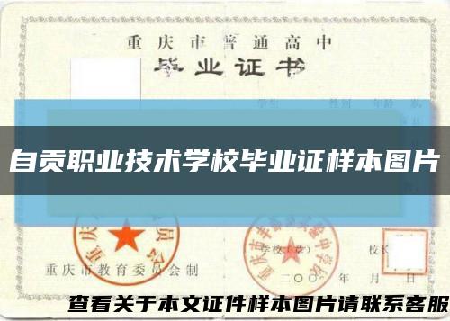 自贡职业技术学校毕业证样本图片缩略图