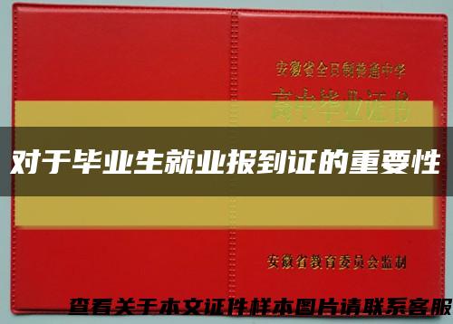 对于毕业生就业报到证的重要性缩略图